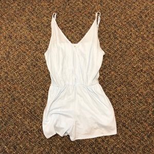 Icy blue beach romper